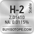 h-2 isotope h-2 enriched h-2 abundance h-2 atomic mass h-2