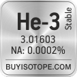he-3 isotope he-3 enriched he-3 abundance he-3 atomic mass he-3