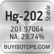 hg-202 isotope hg-202 enriched hg-202 abundance hg-202 atomic mass hg-202