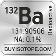 132ba isotope 132ba enriched 132ba abundance 132ba atomic mass 132ba