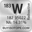 183w isotope 183w enriched 183w abundance 183w atomic mass 183w