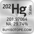 202hg isotope 202hg enriched 202hg abundance 202hg atomic mass 202hg