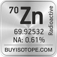 70zn isotope 70zn enriched 70zn abundance 70zn atomic mass 70zn