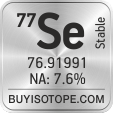 77se isotope 77se enriched 77se abundance 77se atomic mass 77se