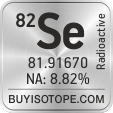 82se isotope 82se enriched 82se abundance 82se atomic mass 82se
