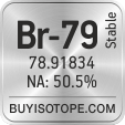 br-79 isotope br-79 enriched br-79 abundance br-79 atomic mass br-79