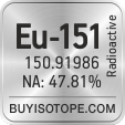 eu-151 isotope eu-151 enriched eu-151 abundance eu-151 atomic mass eu-151