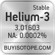 helium-3 isotope helium-3 enriched helium-3 abundance helium-3 atomic mass helium-3