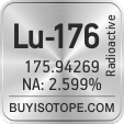 lu-176 isotope lu-176 enriched lu-176 abundance lu-176 atomic mass lu-176
