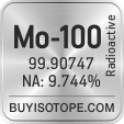 mo-100 isotope mo-100 enriched mo-100 abundance mo-100 atomic mass mo-100