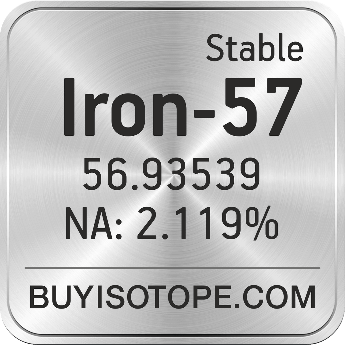 Iron 57 Isotope Enriched