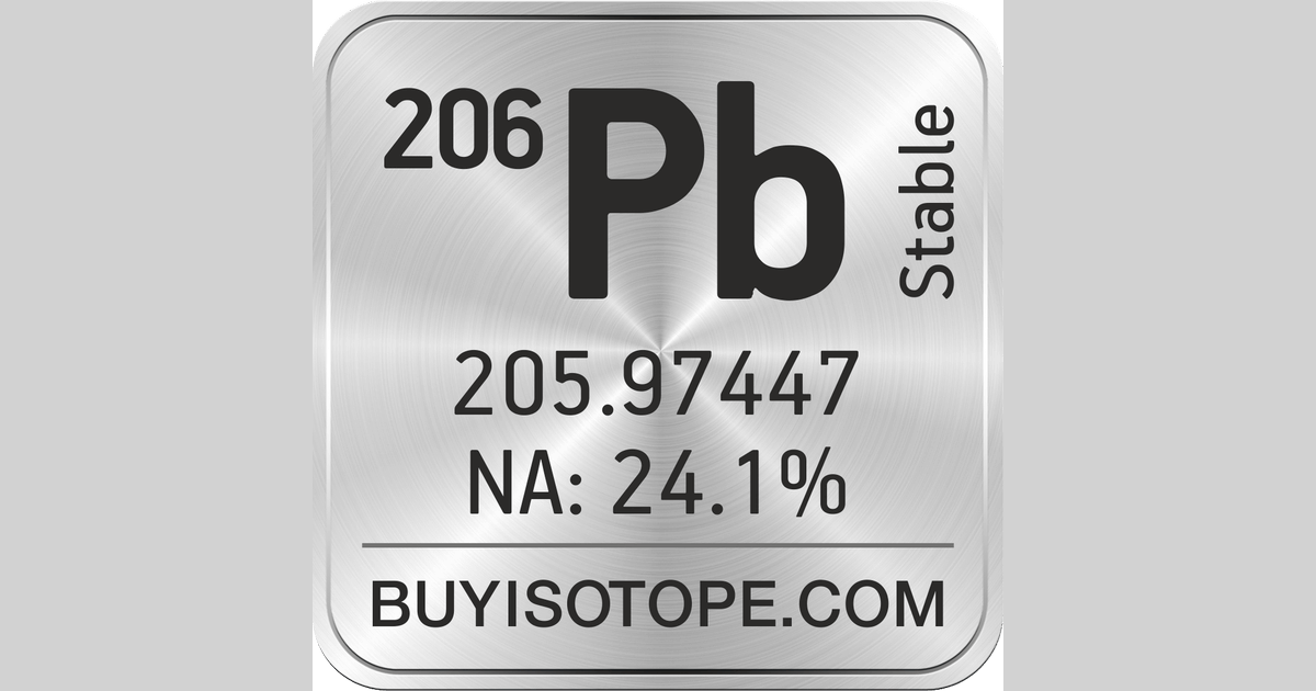 206Pb Isotope, Enriched 206Pb, 206Pb Metal, 206Pb Oxide, 206Pb Price