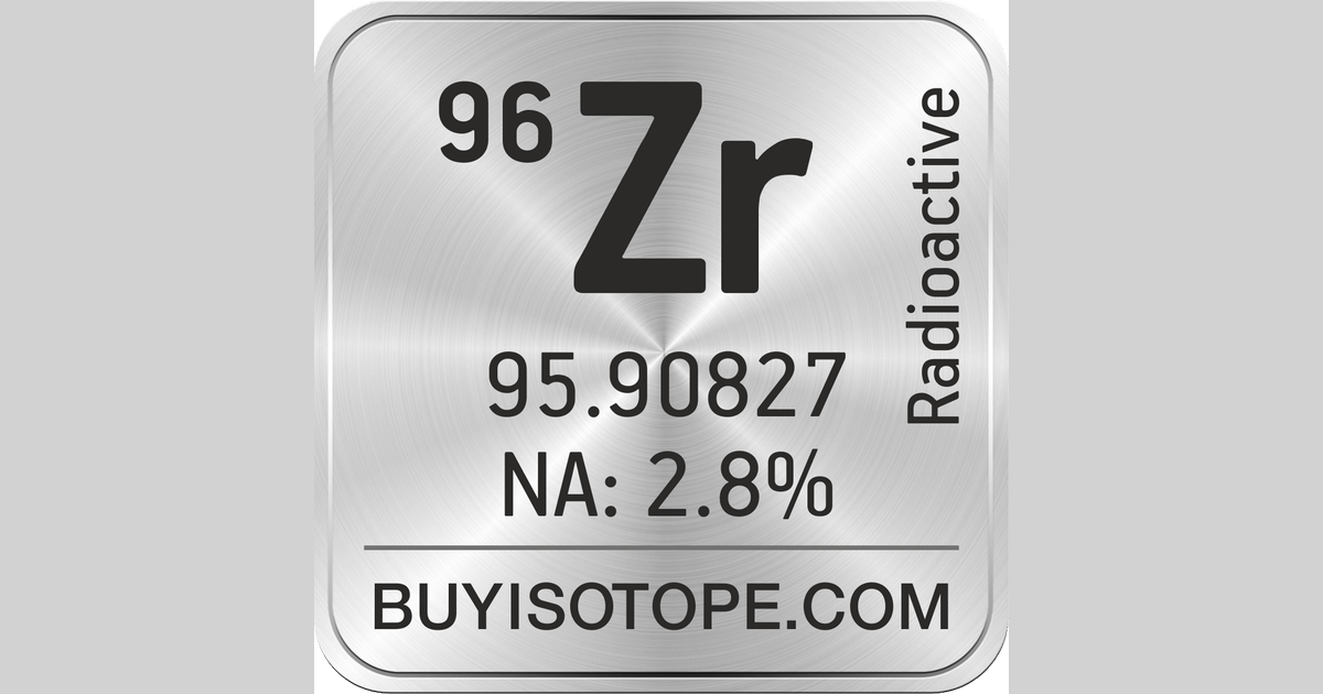 96Zr Isotope, Enriched 96Zr, 96Zr Metal Powder, 96Zr Oxide, 96Zr Price