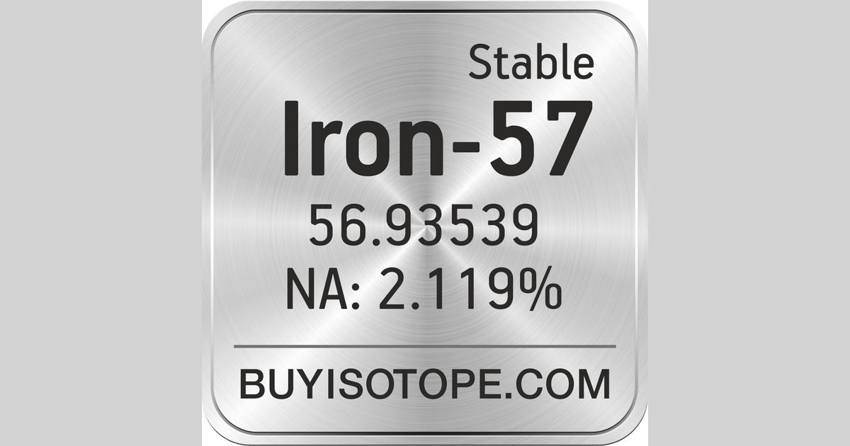 Iron57, Iron57 Isotope, Enriched Iron57, Iron57 Metal
