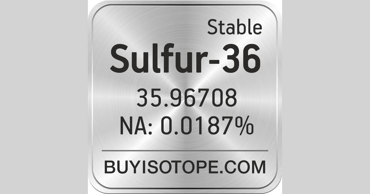 sulfur atomic mass