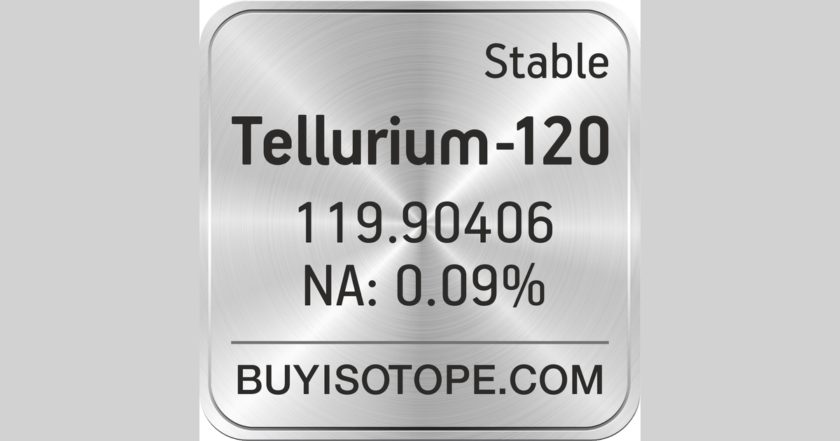 Tellurium have smaller atomic number Tellurium have smaller atomic number