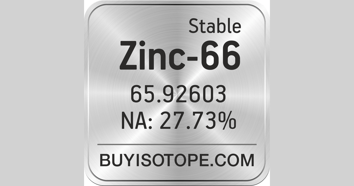 Zinc66, Zinc66 Isotope, Enriched Zinc66, Zinc66 Metal Powder
