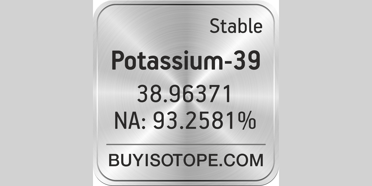 Potassium 39 Isotope Enriched